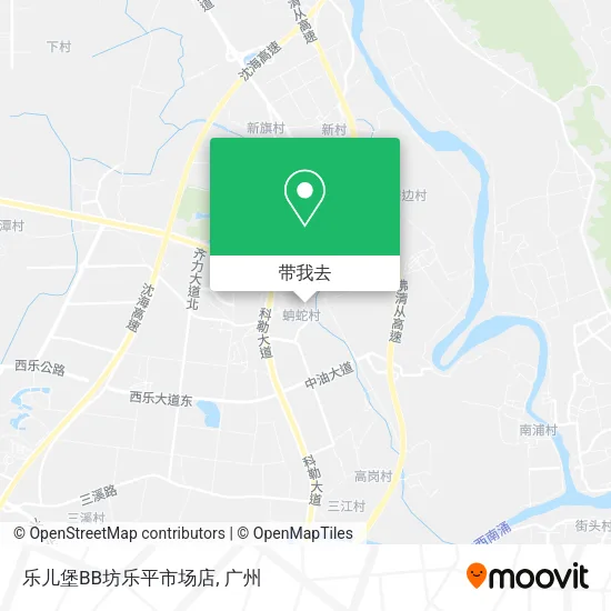 乐儿堡BB坊乐平市场店地图