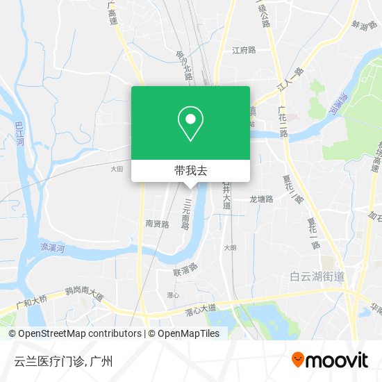 云兰医疗门诊地图