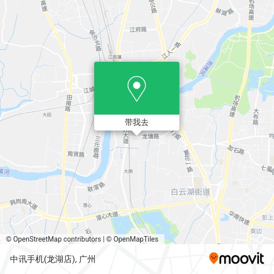 中讯手机(龙湖店)地图