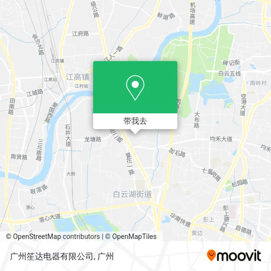 广州笙达电器有限公司地图