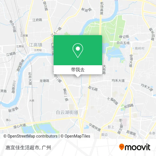 惠宜佳生活超市地图