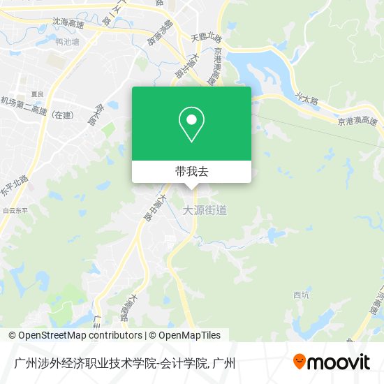 广州涉外经济职业技术学院-会计学院地图