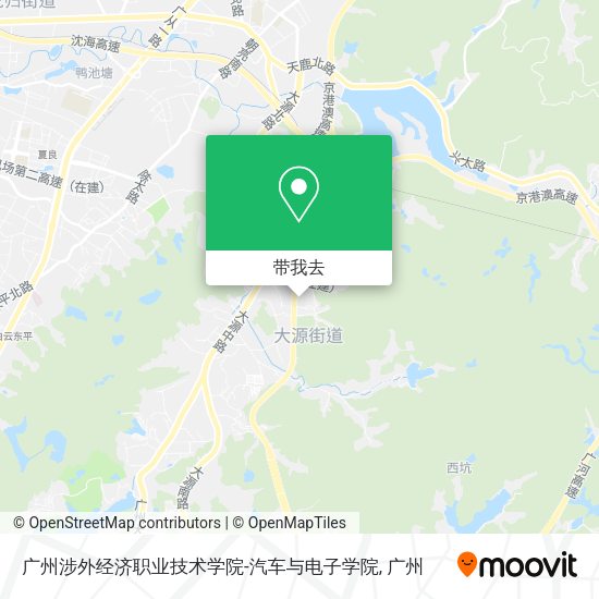 广州涉外经济职业技术学院-汽车与电子学院地图