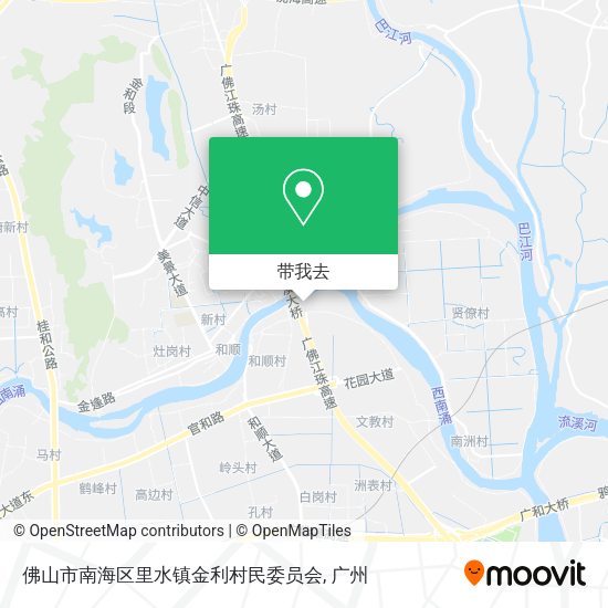 佛山市南海区里水镇金利村民委员会地图