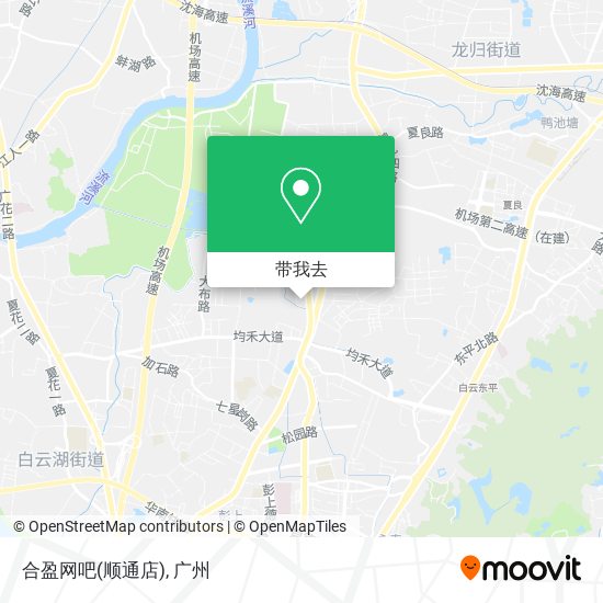 合盈网吧(顺通店)地图