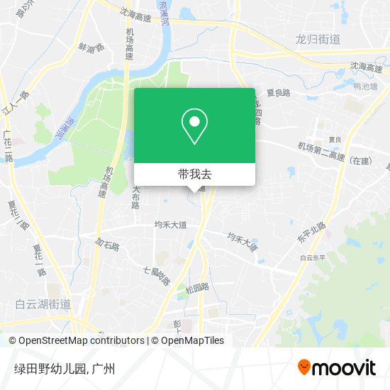绿田野幼儿园地图