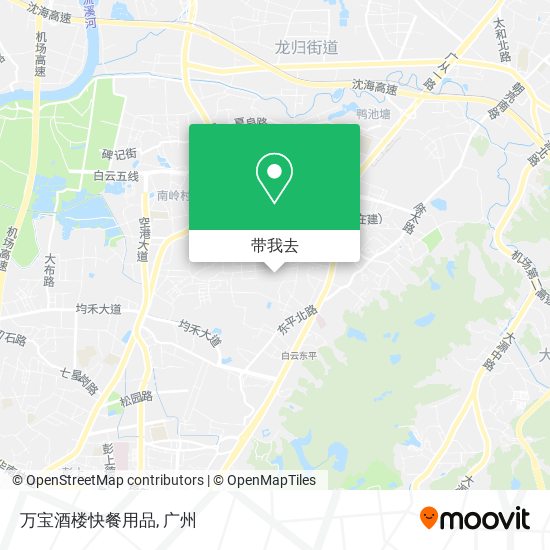 万宝酒楼快餐用品地图
