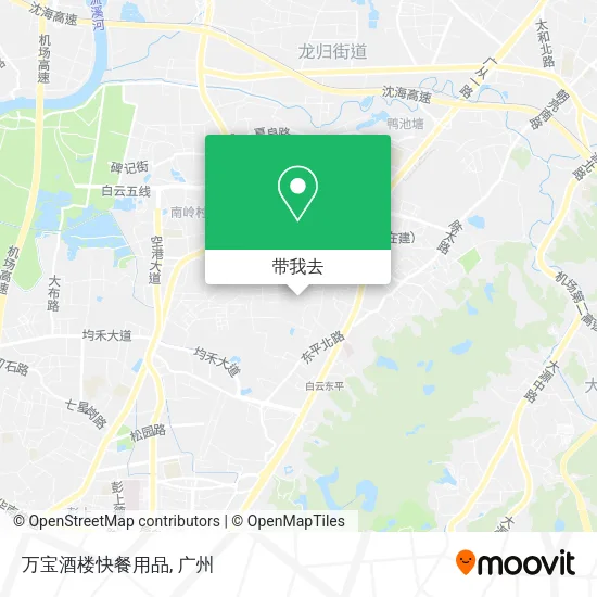 万宝酒楼快餐用品地图