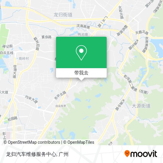 龙归汽车维修服务中心地图