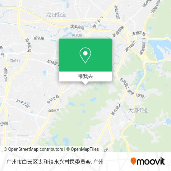 广州市白云区太和镇永兴村民委员会地图