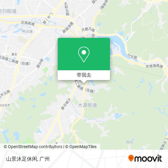 山景沐足休闲地图