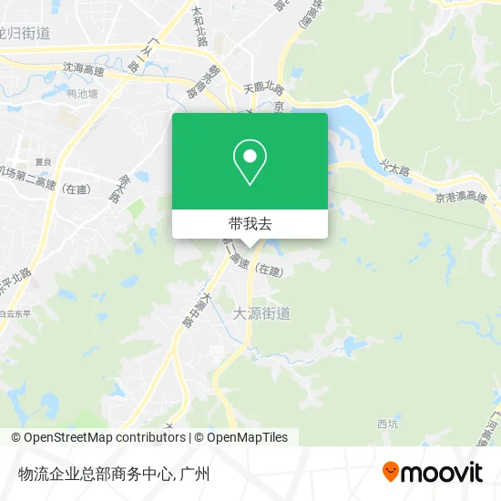 物流企业总部商务中心地图