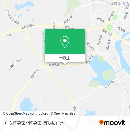 广东商学院华商学院-行政楼地图