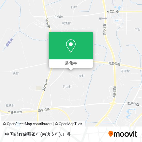中国邮政储蓄银行(南边支行)地图