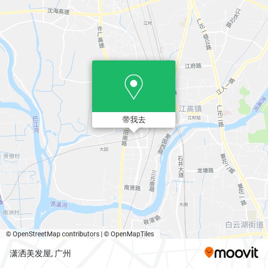 潇洒美发屋地图