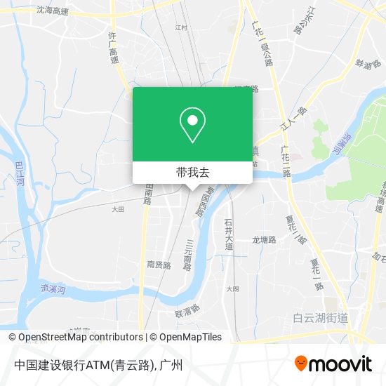 中国建设银行ATM(青云路)地图