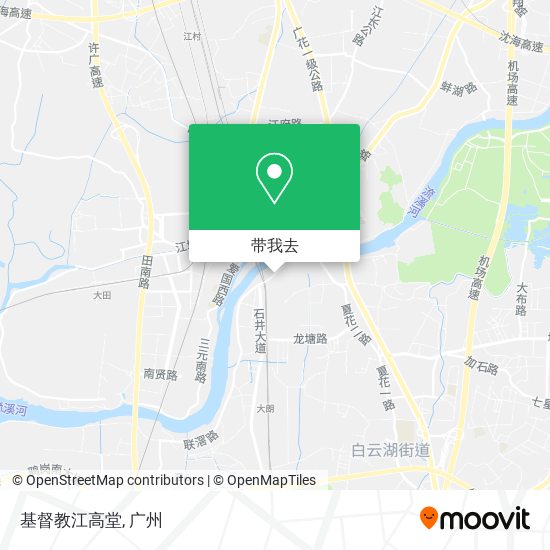 基督教江高堂地图