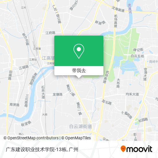 广东建设职业技术学院-13栋地图