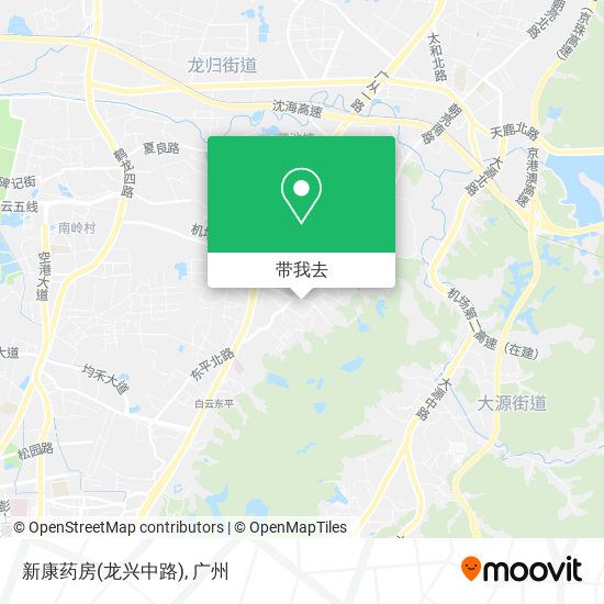 新康药房(龙兴中路)地图
