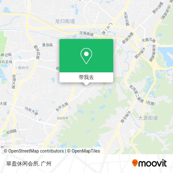 翠盈休闲会所地图