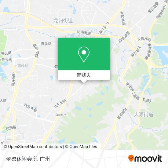 翠盈休闲会所地图