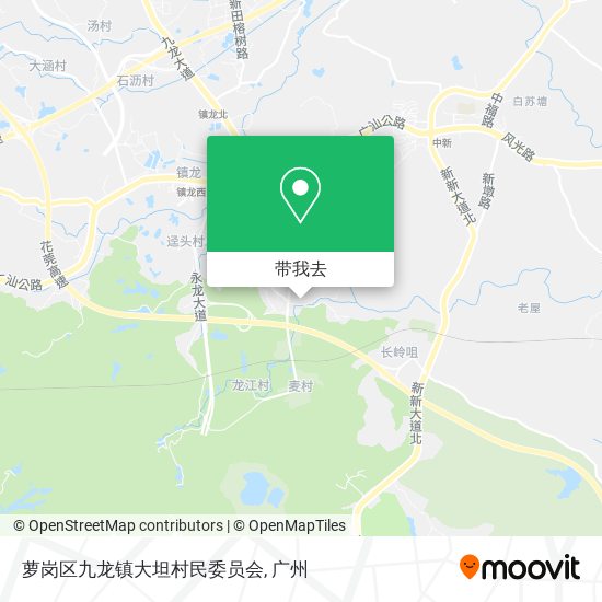 萝岗区九龙镇大坦村民委员会地图