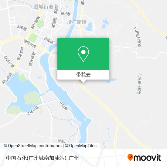 中国石化(广州城南加油站)地图