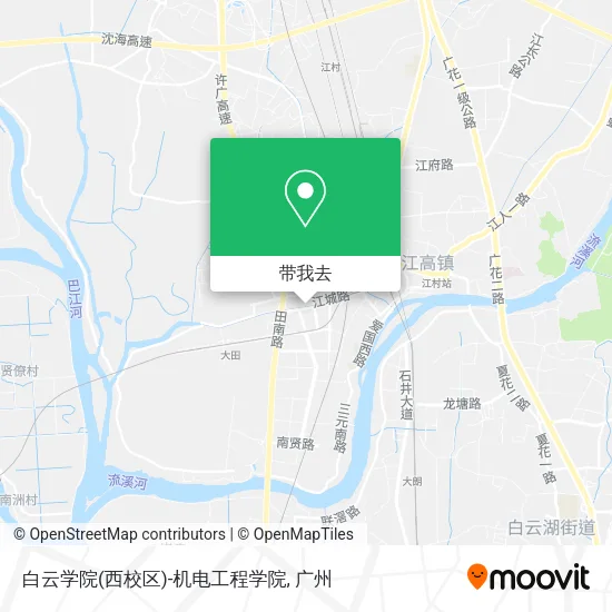 白云学院(西校区)-机电工程学院地图