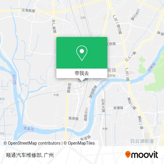 顺通汽车维修部地图