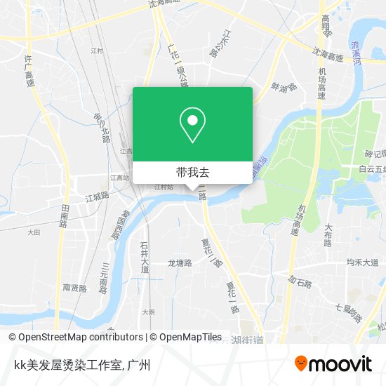 kk美发屋烫染工作室地图