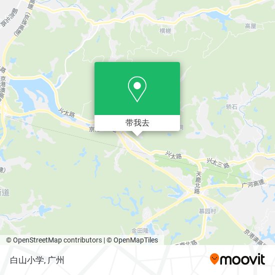 白山小学地图
