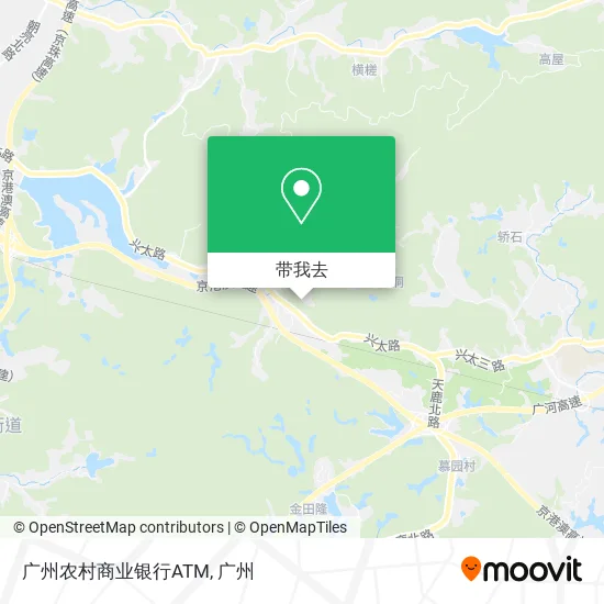 广州农村商业银行ATM地图