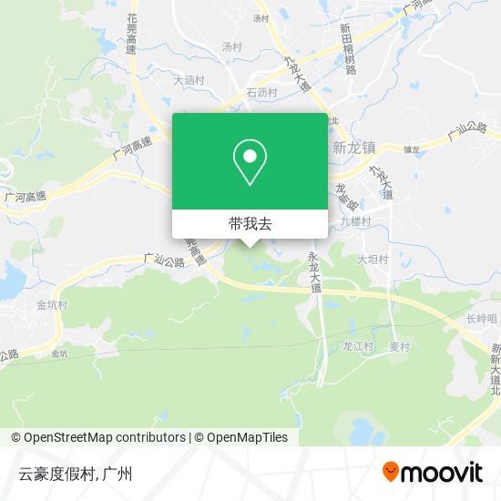云豪度假村地图