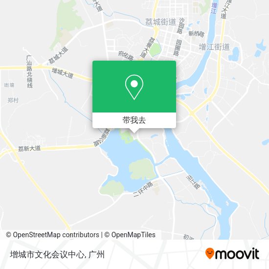 增城市文化会议中心地图