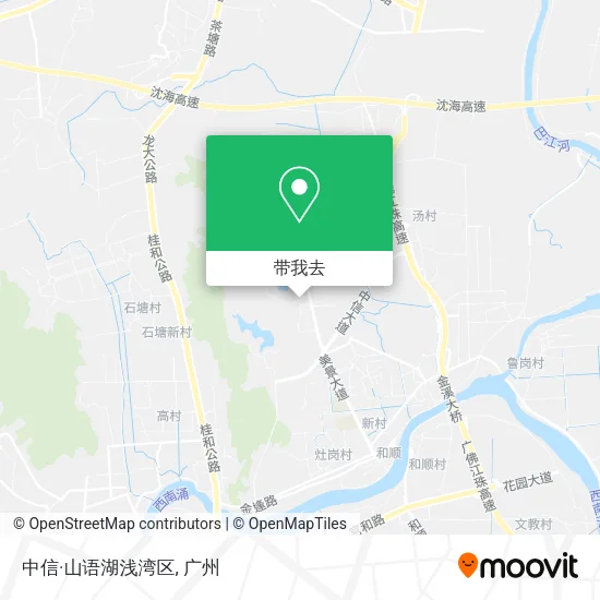 中信·山语湖浅湾区地图