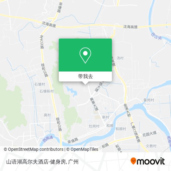 山语湖高尔夫酒店-健身房地图