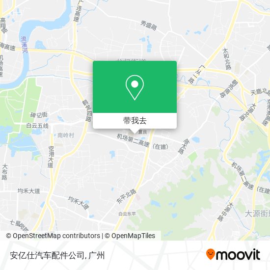 安亿仕汽车配件公司地图