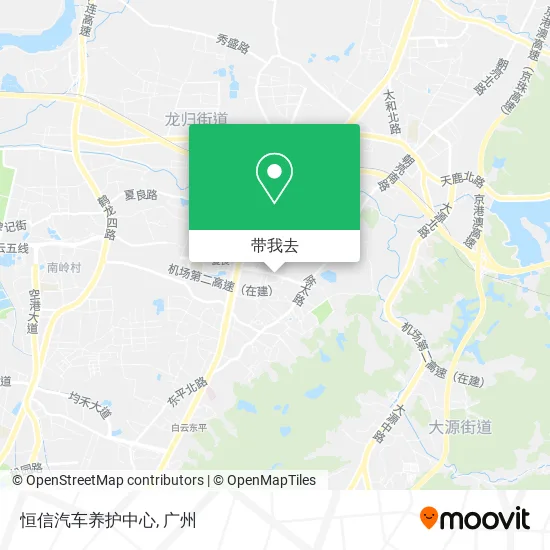 恒信汽车养护中心地图