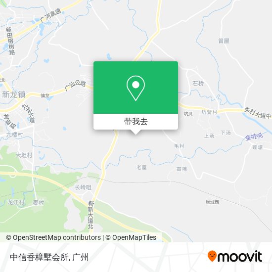 中信香樟墅会所地图