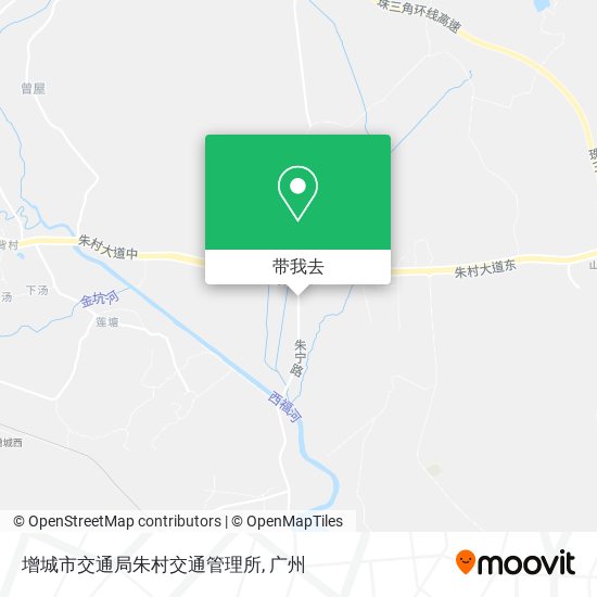 增城市交通局朱村交通管理所地图