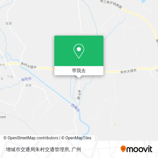 增城市交通局朱村交通管理所地图