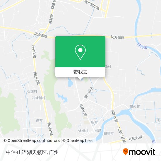 中信·山语湖天籁区地图