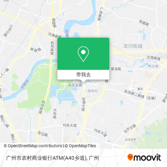 广州市农村商业银行ATM(A40乡道)地图