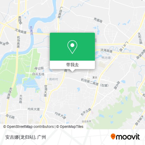安吉娜(龙归站)地图