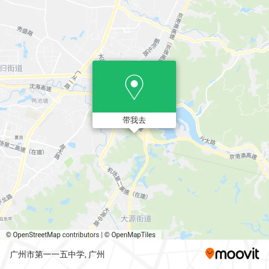 广州市第一一五中学地图