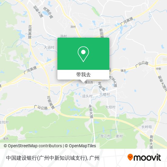 中国建设银行(广州中新知识城支行)地图