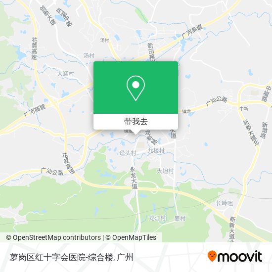 萝岗区红十字会医院-综合楼地图