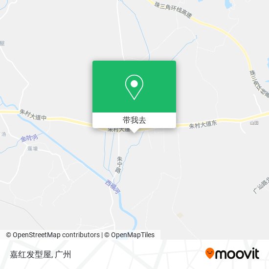 嘉红发型屋地图