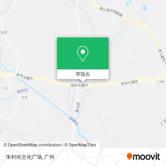 朱村街文化广场地图