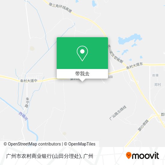 广州市农村商业银行(山田分理处)地图
